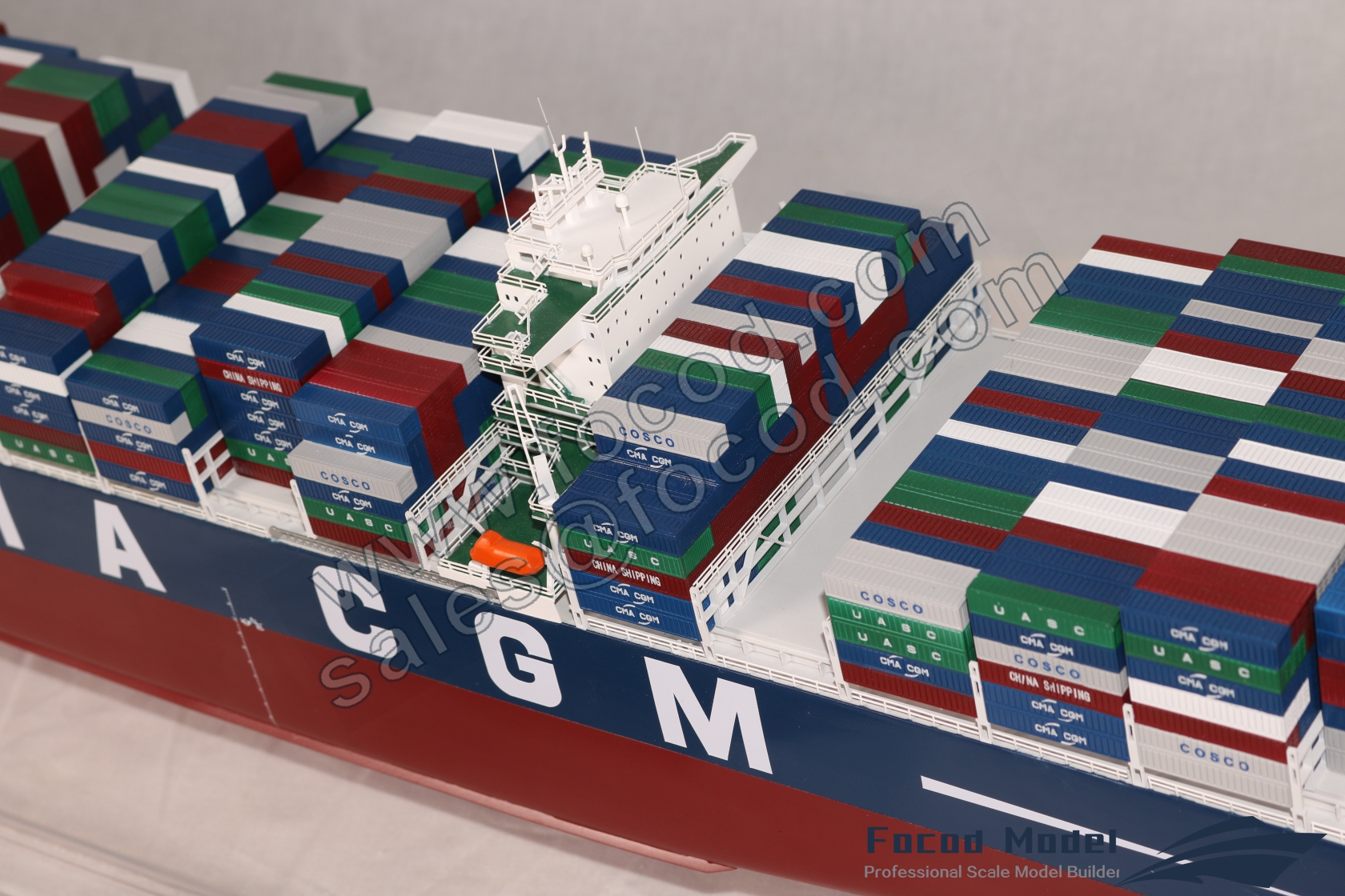 CMA CGM 396米集装箱船“马可波罗”号定制模型